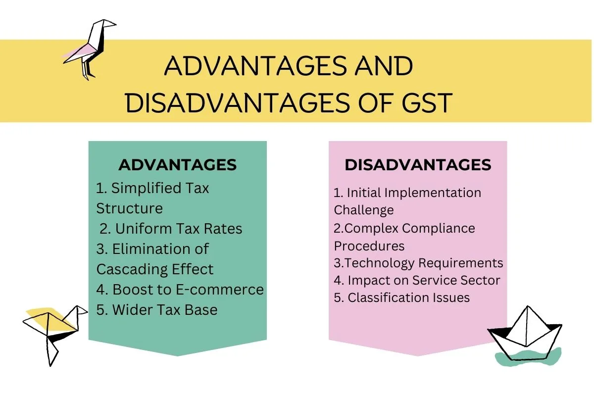 advantages and disadvantages of gst